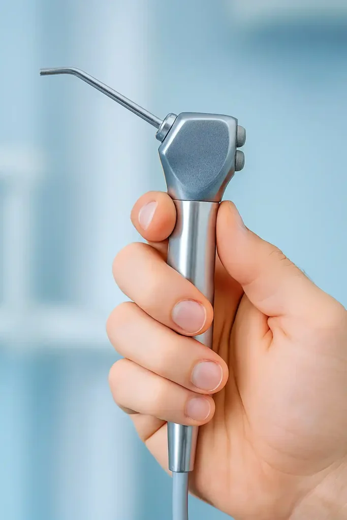 الأجزاء التي تدير العيادة: داخل كرسي الأسنان توجد أدوات التحكم الحقيقي 6 جهاز شفط الأسنان